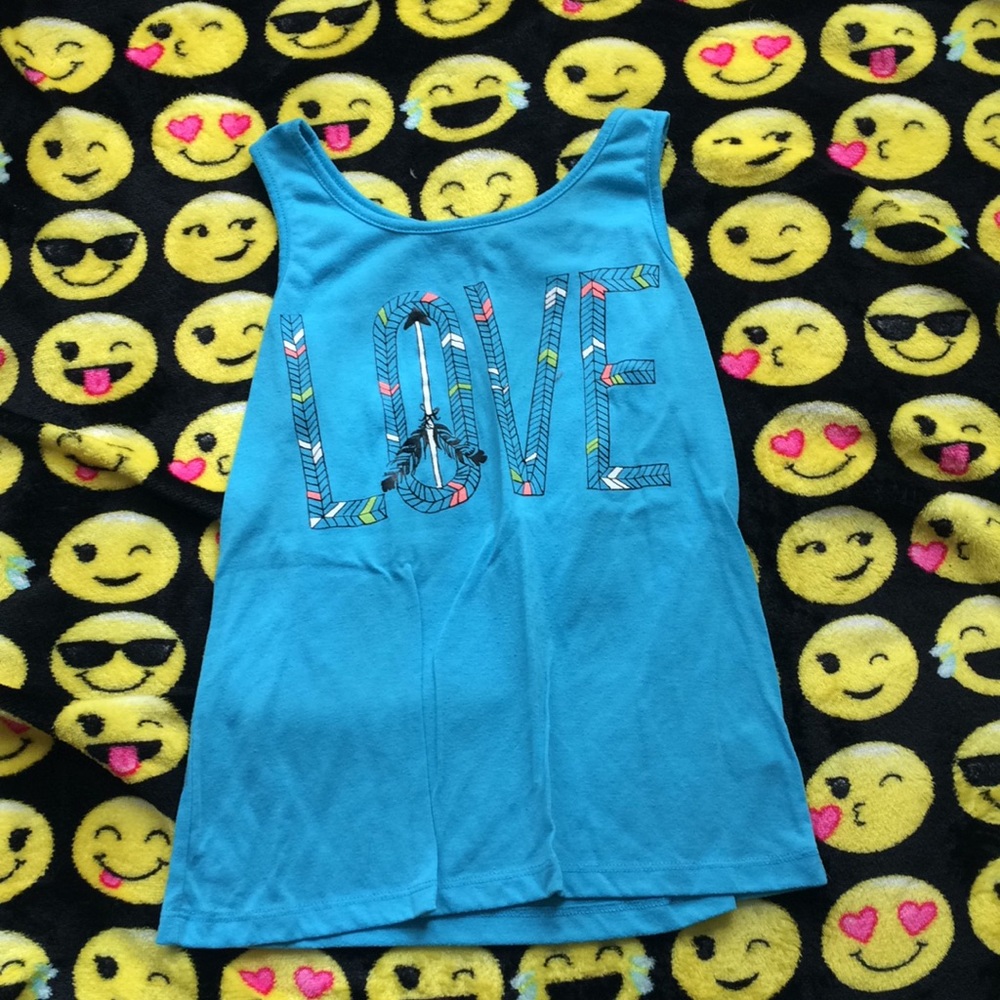 Girls tank with cover up